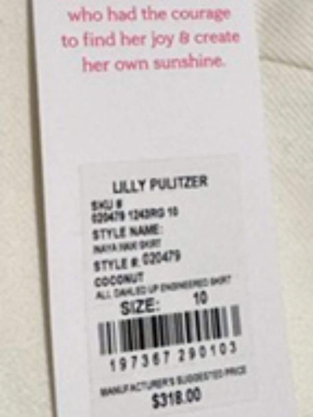 Lilly Pulitzer Inaya Maxi Skirt, Size 10 -- TAG still on - Picture 5 of 5